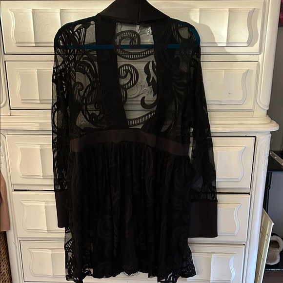 Auditions Black Lace Mini Dress - Picture 7 of 9